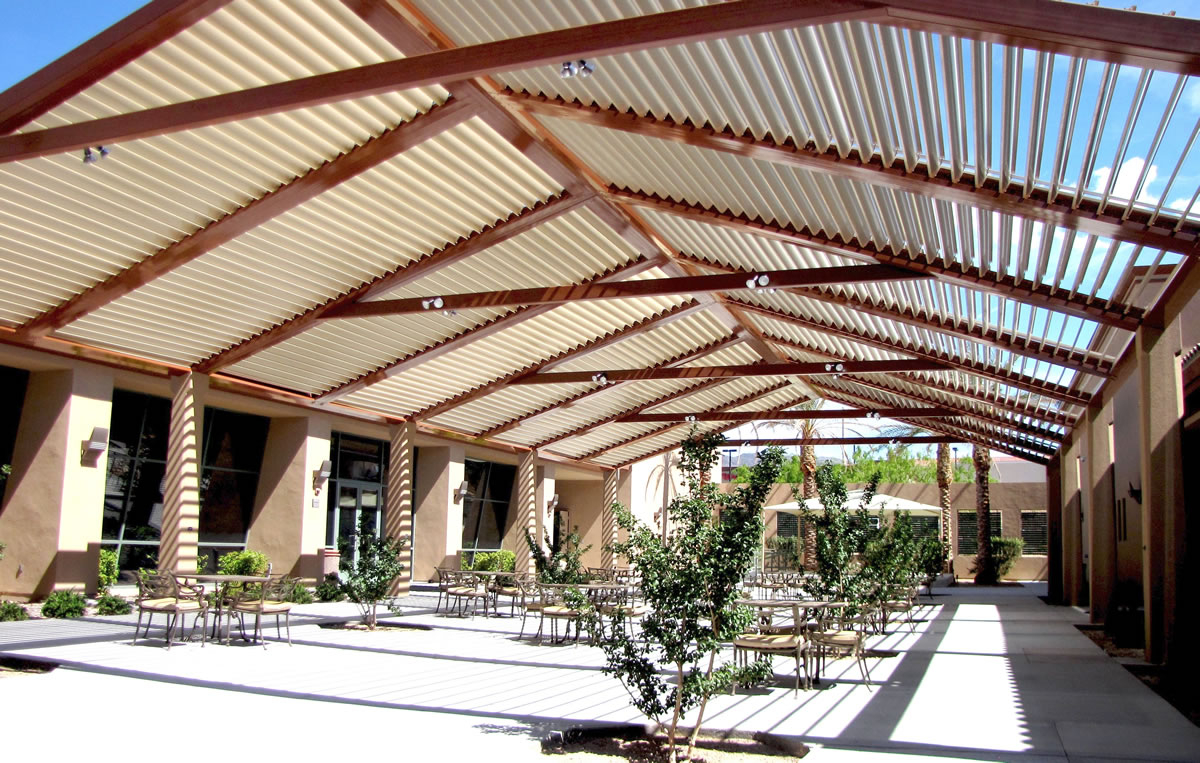 Louvered Roof