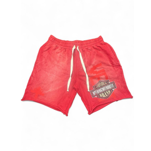 vertebrae red shorts