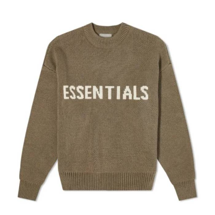 essentials knit sweatshirt