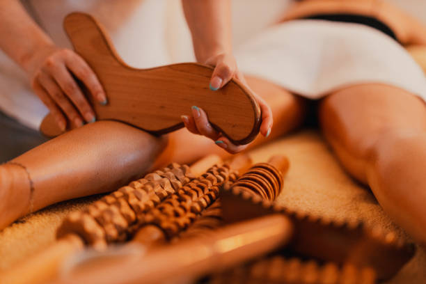 wooden massage tools